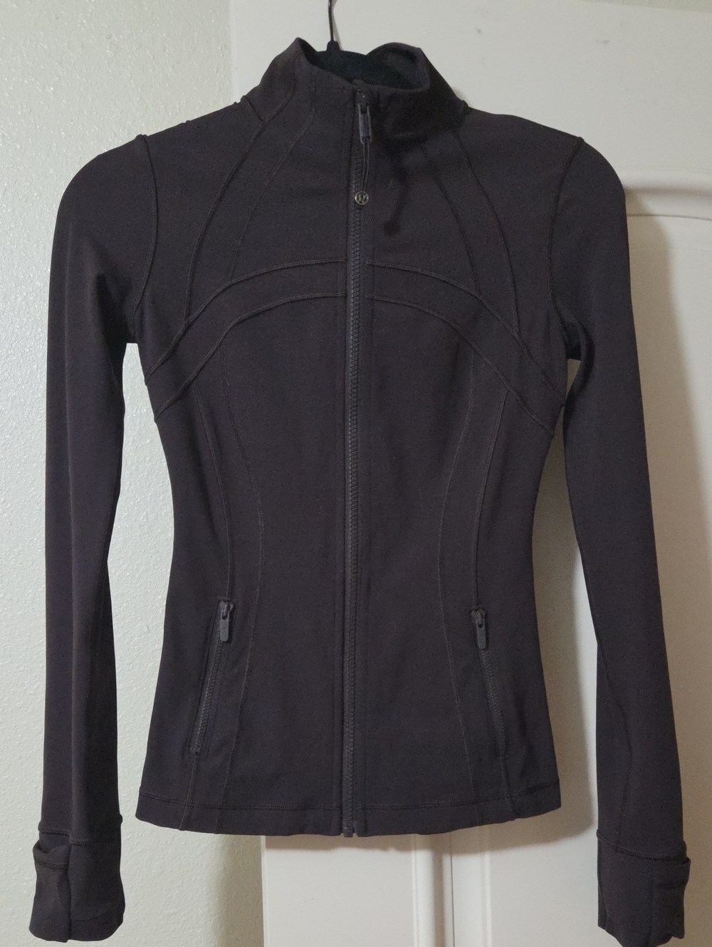 lululemon athletica Dark Brown Sculpted Zip-Up Jacket